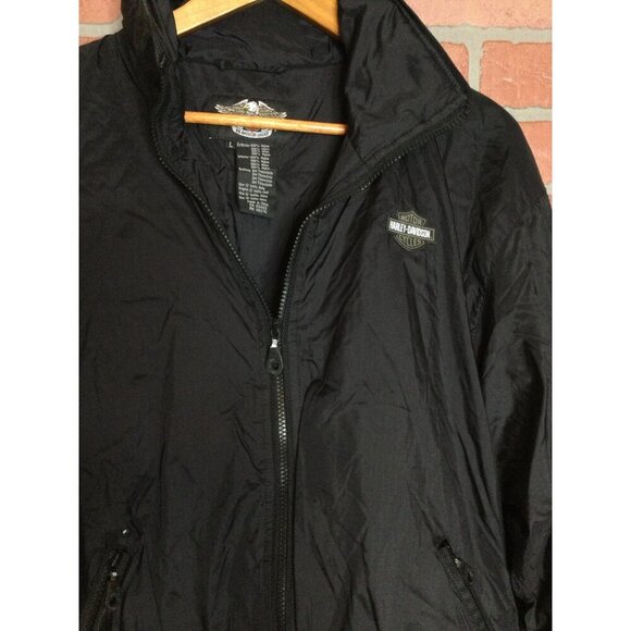 Harley Davidson Mens Heated Jacket With Thinsulate Insulation Nylon Black Size L - Picture 7 of 15